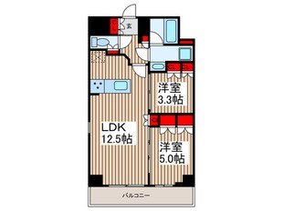 アジールコート汐浜キャナルの物件間取画像